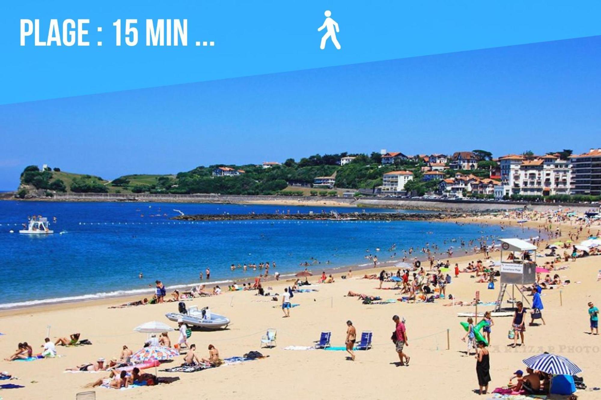 Caporizon-Baillenia-T1 Vue Montagne - Piscine St Jean De Luz Leilighet Saint-Jean-de-Luz Eksteriør bilde
